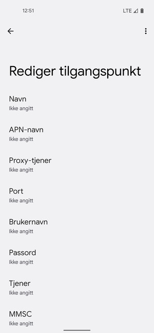 Skriv inn MMS-informasjon