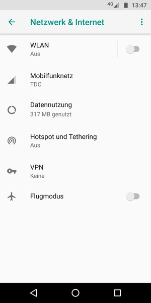 Wählen Sie Mobilfunknetze
