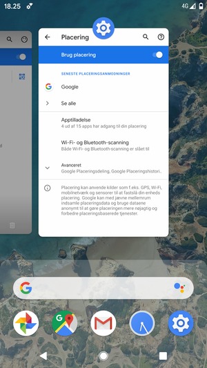 Swipe apps opad for at lukke dem