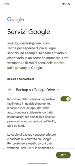 Seleziona Altro