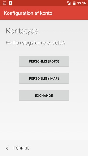 Vælg EXCHANGE