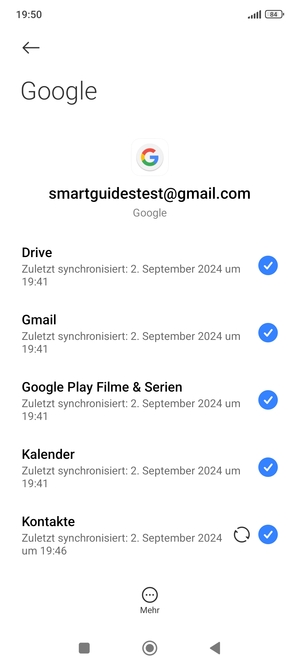 Wählen Sie Mehr