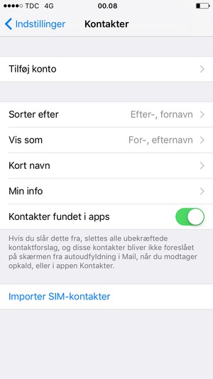 Vælg Tilføj konto