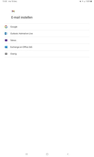 Selecteer Google