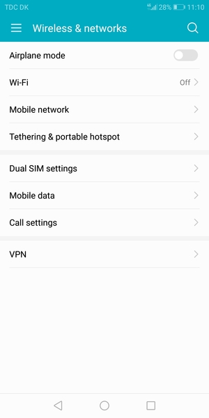 Select Wi-Fi