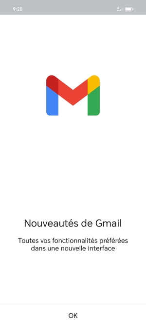 Sélectionnez OK