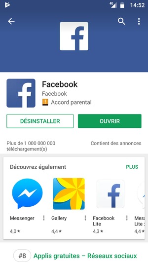 Sélectionnez OUVRIR