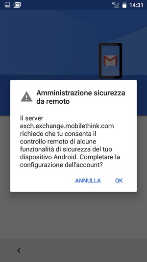 Seleziona OK