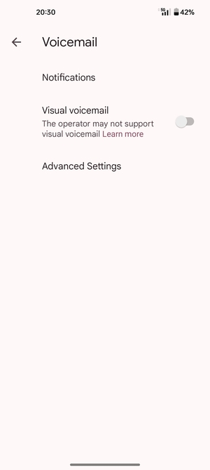 Select Advanced Settings