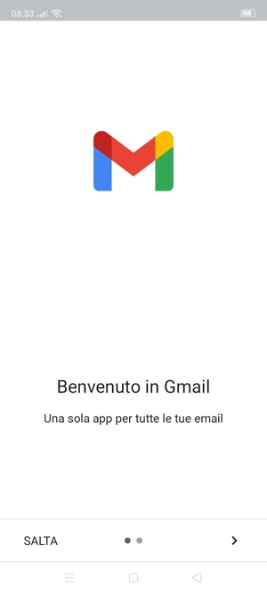 Seleziona AVANTI