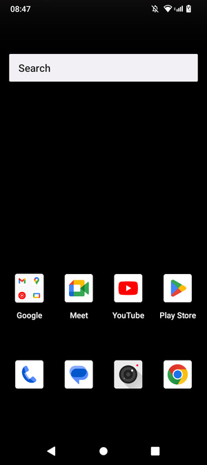 Swipe up