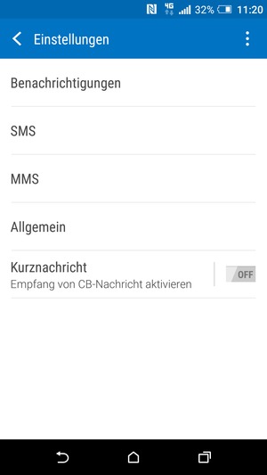 Wählen Sie SMS