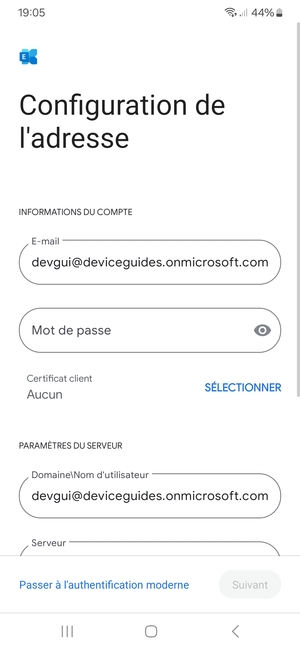 Saisissez votre mot de passe