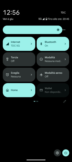 Seleziona Bluetooth