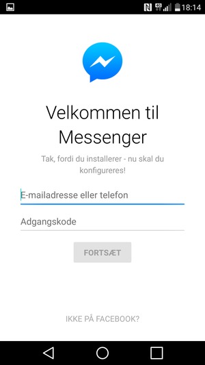 Din app er klar til brug