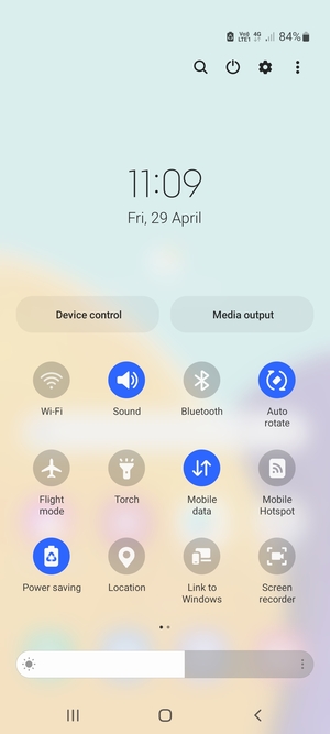 Turn on Power saving
