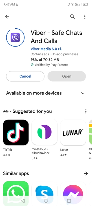 Wait for the installation process to finish