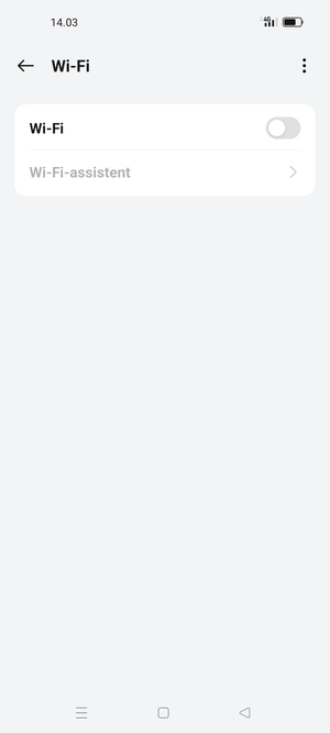 Slå Wi-Fi til