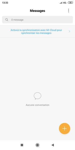 Sélectionnez le bouton du Menu