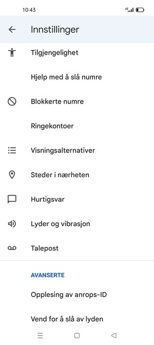 Bla til og velg Talepost