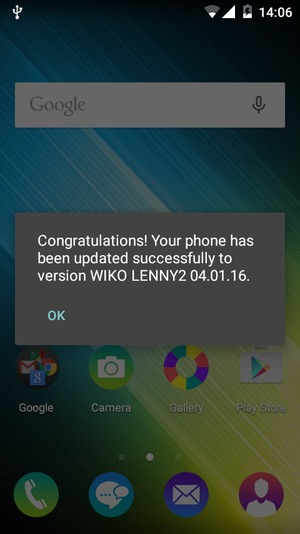 Select OK