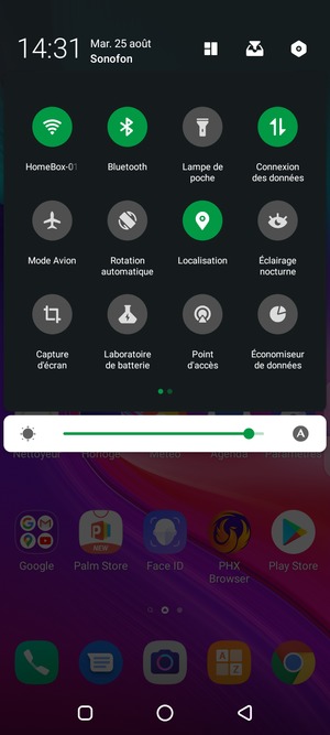 Désactiver le Wi-Fi et le Bluetooth