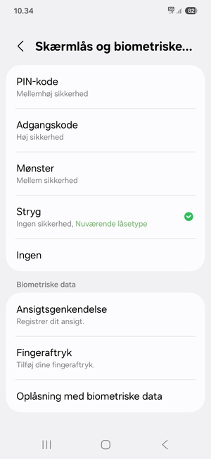 Vælg Mønster