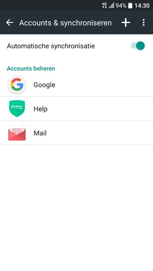 Selecteer Google