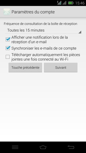 Sélectionnez Suivant