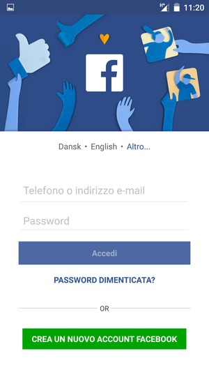 L'app è pronta per l'uso