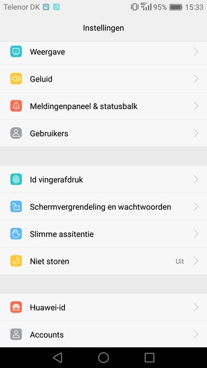 Om uw schermvergrendeling te activeren, ga naar het Instellingen-menu en selecteer Schermvergrendeling en wachtwoorden