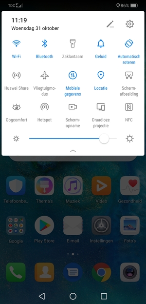 Schakel Wi-Fi en Bluetooth uit