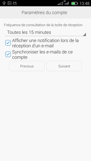 Sélectionnez Suivant