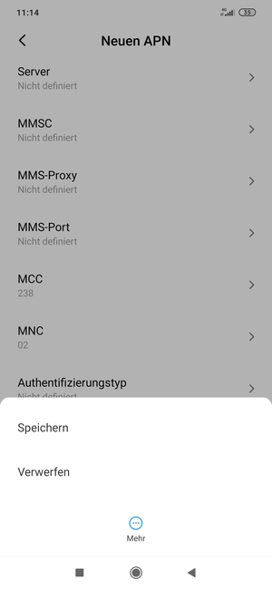 Wählen Sie Speichern