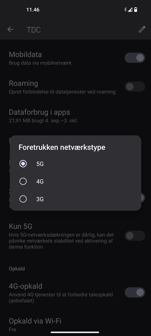 Vælg din foretrukne mulighed