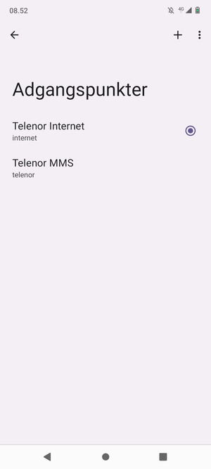 Vælg Menu-knappen