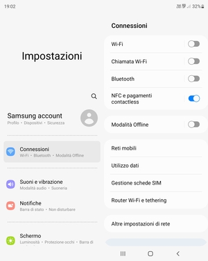 Seleziona Connessioni