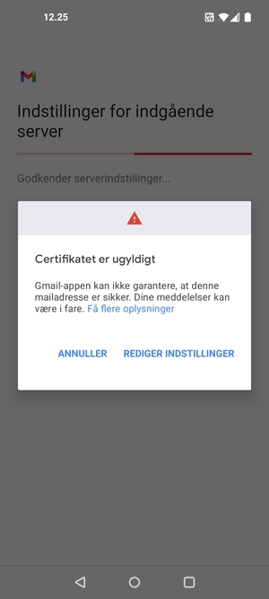 Vælg REDIGER INDSTILLINGER