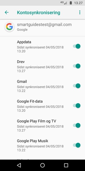 Vælg Menu-knappen