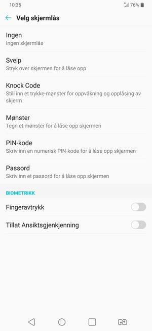 Velg Mønster
