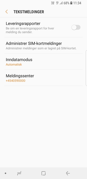 Velg Meldingssenter