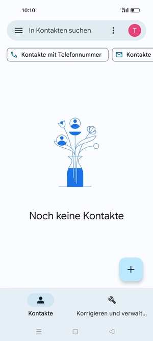 Wählen Sie Korrigieren und verwalten