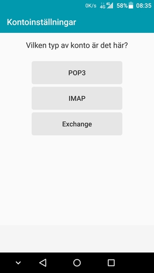Välj Exchange