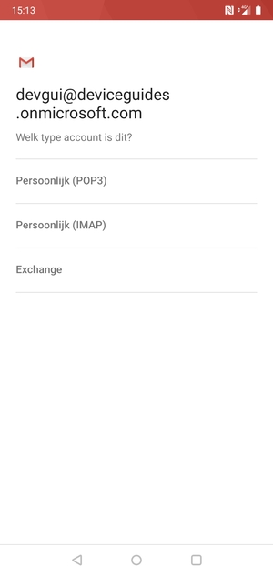 Selecteer Exchange