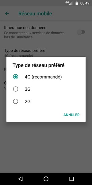 Sélectionnez votre option préférée