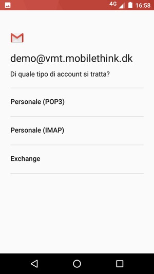 Seleziona Exchange