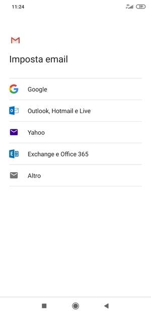 Seleziona Google