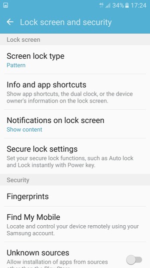 Your phone is now secure with a screen lock