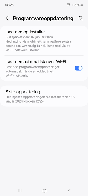 Velg Last ned og installer