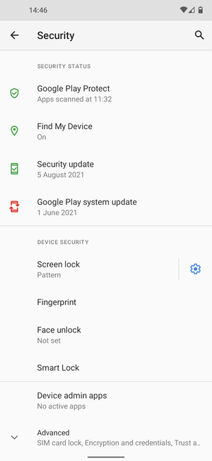 Your phone is now secure with a screen lock